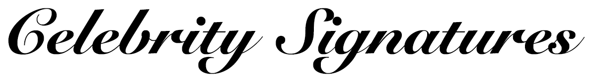 Celebrity Signatures